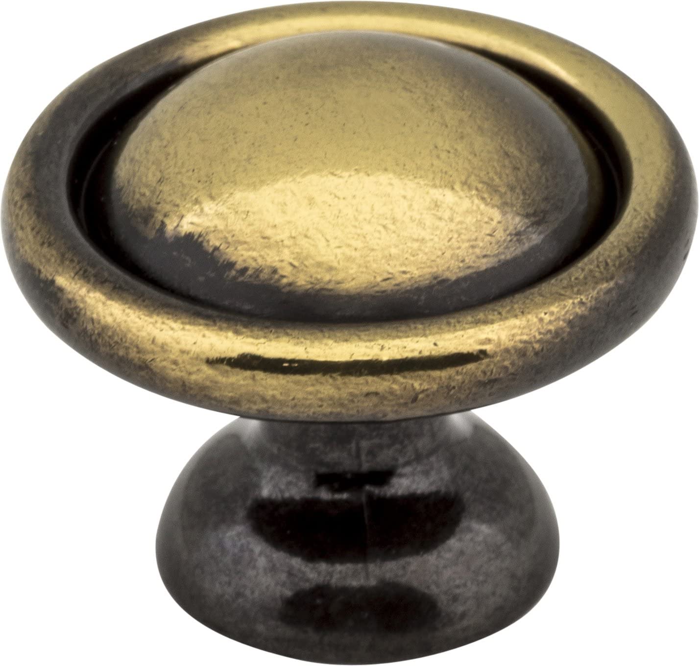 Elements 878AE 1-3/16" Diameter Antique Brass Kingsport Cabinet Mushroom Knob
