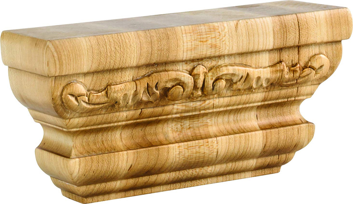 Hardware Resources P83-6-42-WB 6" W x 6" D x 42" H White Birch Cathedral Turned Post