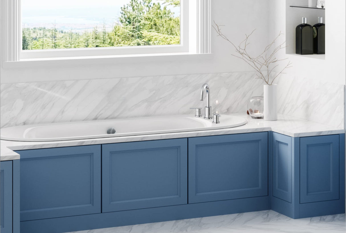 Gerber D305758T Parma Three Piece Roman Tub Trim Kit - Chrome