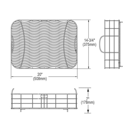 Elkay LKWRB2115SS Stainless Steel Rinsing Basket