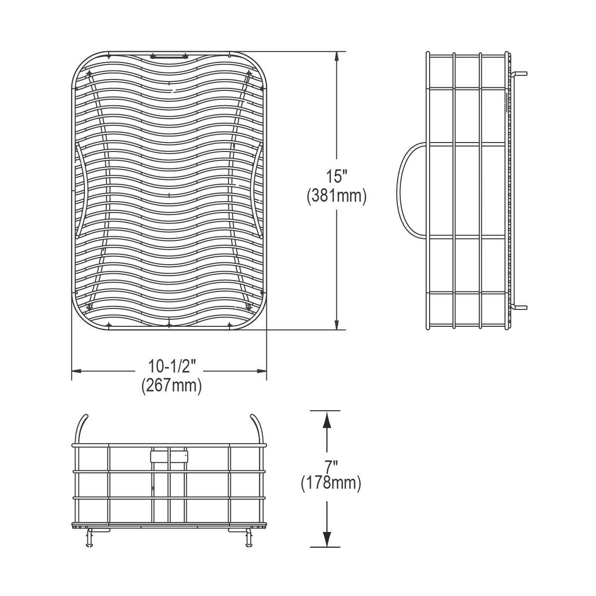 Elkay LKWRB1116SS Stainless Steel Rinsing Basket