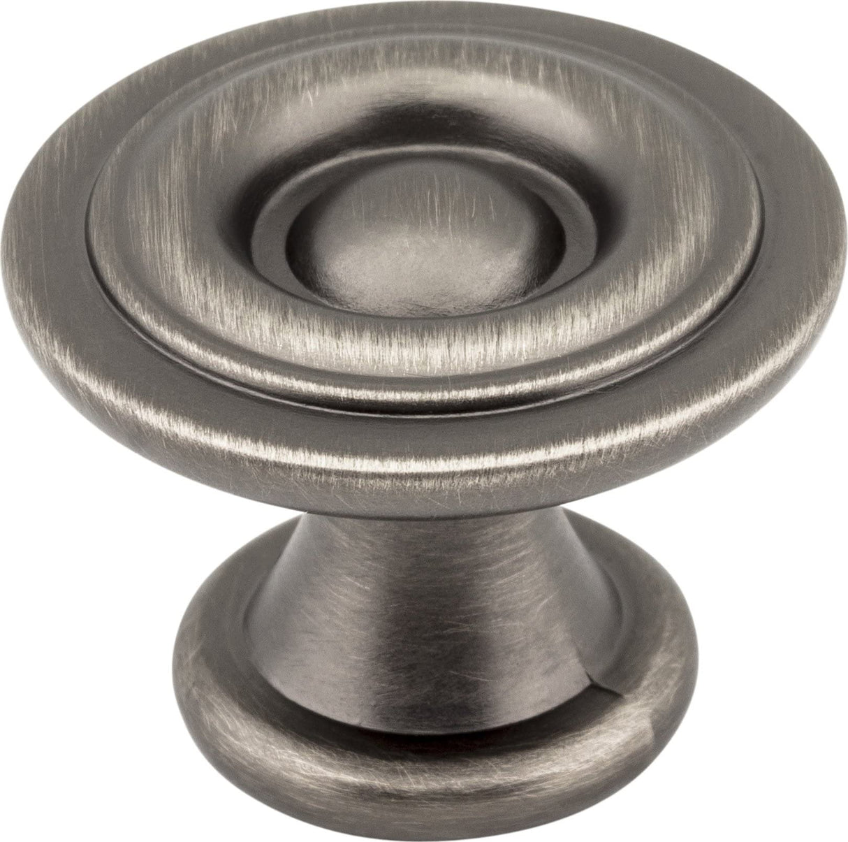 Elements 575BNBDL 1-3/16" Diameter Brushed Pewter Button Syracuse Cabinet Knob
