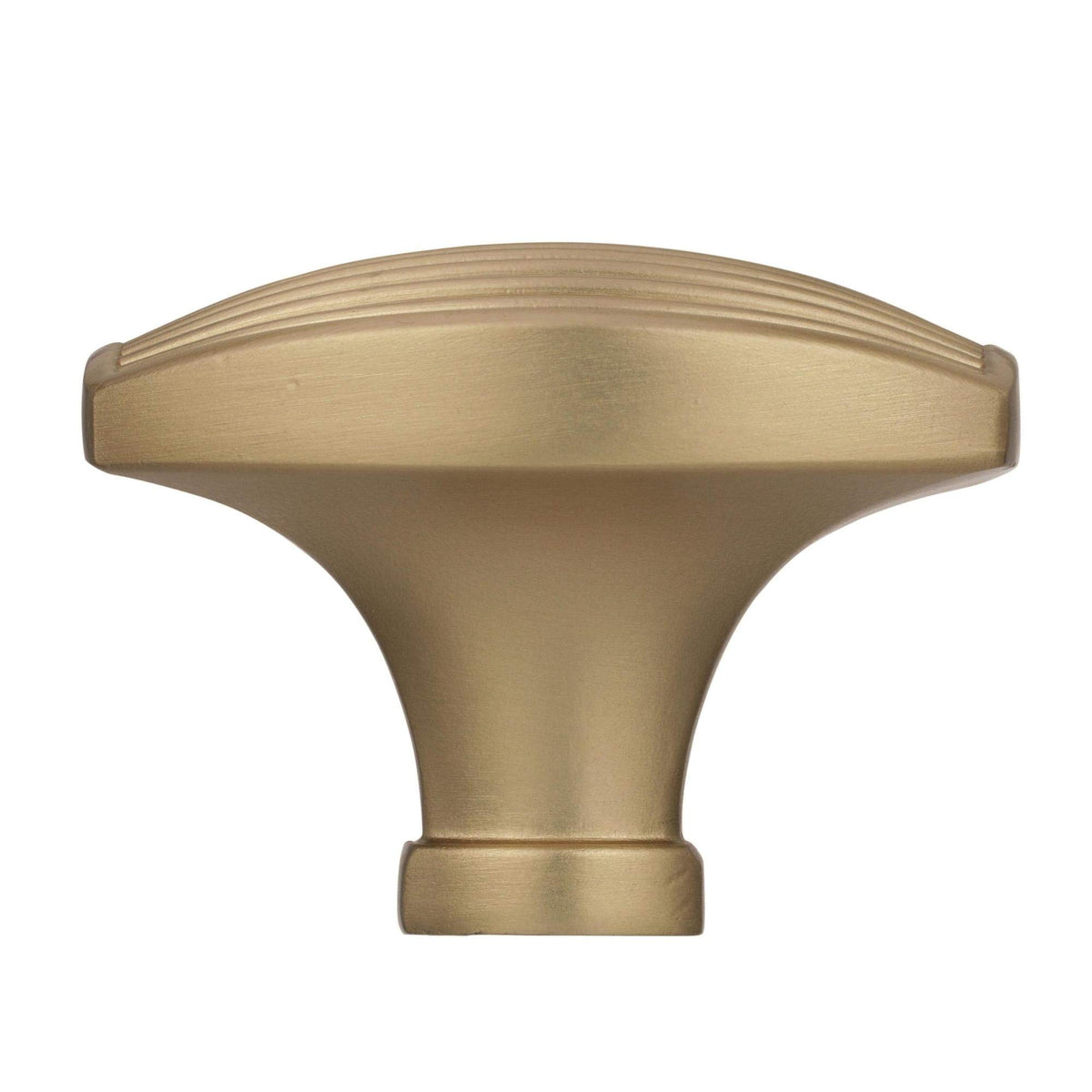 Amerock Cabinet Knob Golden Champagne 1-3/4 inch (44 mm) Length Sea Grass 1 Pack Drawer Knob Cabinet Hardware