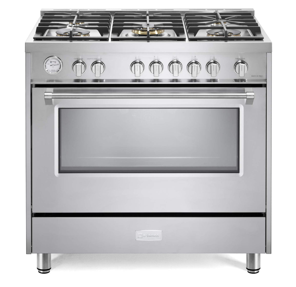 Verona VPFSGG365SS Prestige 36" Gas Single Oven Range - Stainless Steel