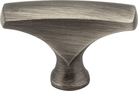 Elements 993BNBDL 1-5/8" Overall Length Brushed Pewter Aiden Cabinet "T" Knob