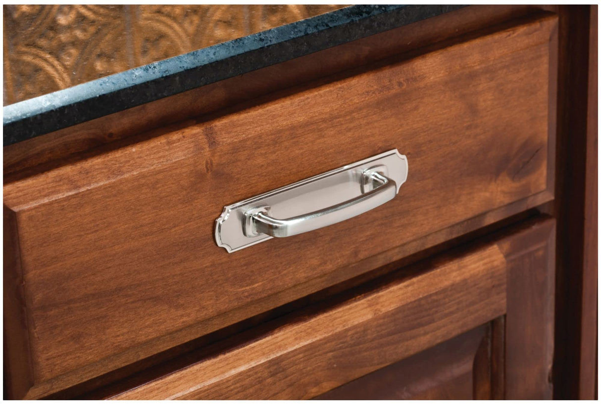 Jeffrey Alexander B812-BC 2-13/16" Brushed Chrome Knob Backplate