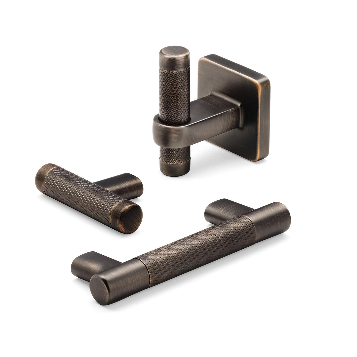 Amerock Kitchen Cabinet Knob Oil Rubbed Bronze 2-5/8 in (67 mm) Bronx 1 Pack Furniture Hardware Bathroom Drawer Knob| Dresser Drawer Handle Cabinet Pull