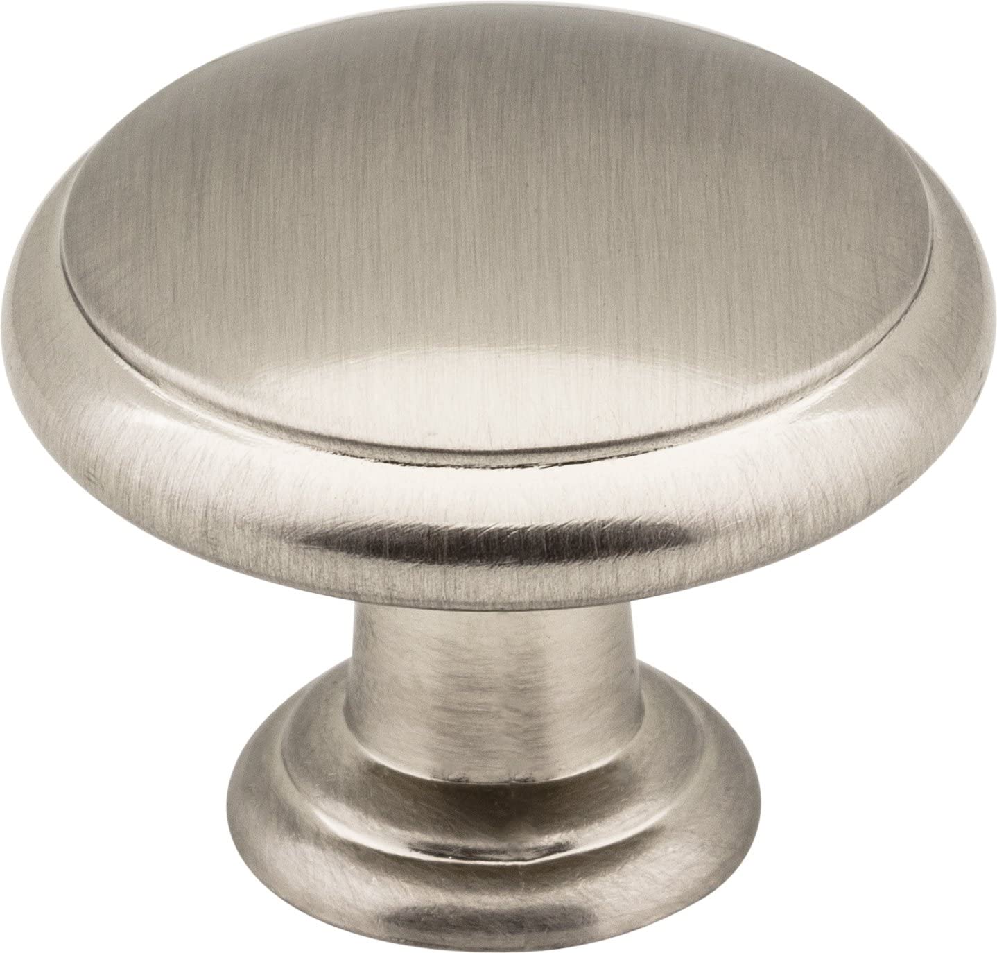 Elements 3940-SN 1-3/16" Diameter Satin Nickel Gatsby Cabinet Mushroom Knob