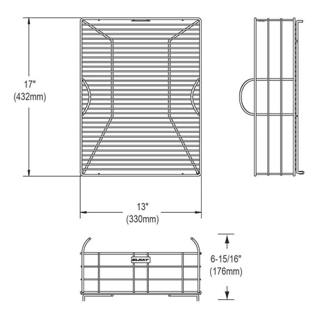 Elkay LKFRB1418SS Stainless Steel Rinsing Basket