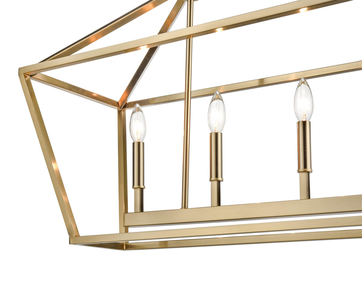 Millennium Lighting 3245-MB Ritner 5 Light 40" Wide Taper Candle Chandelier