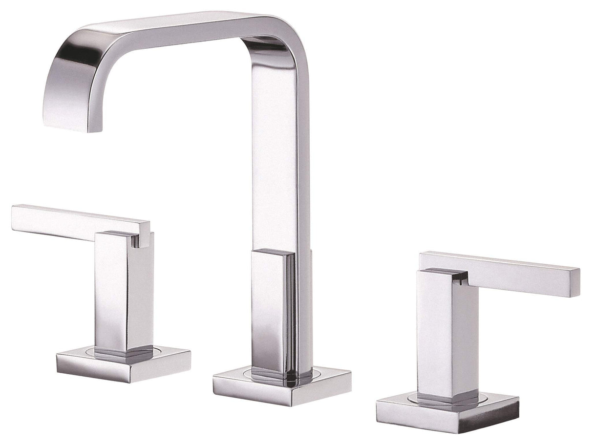 Gerber D304644 Chrome Sirius Two Handle Widespread Lavatory Faucet