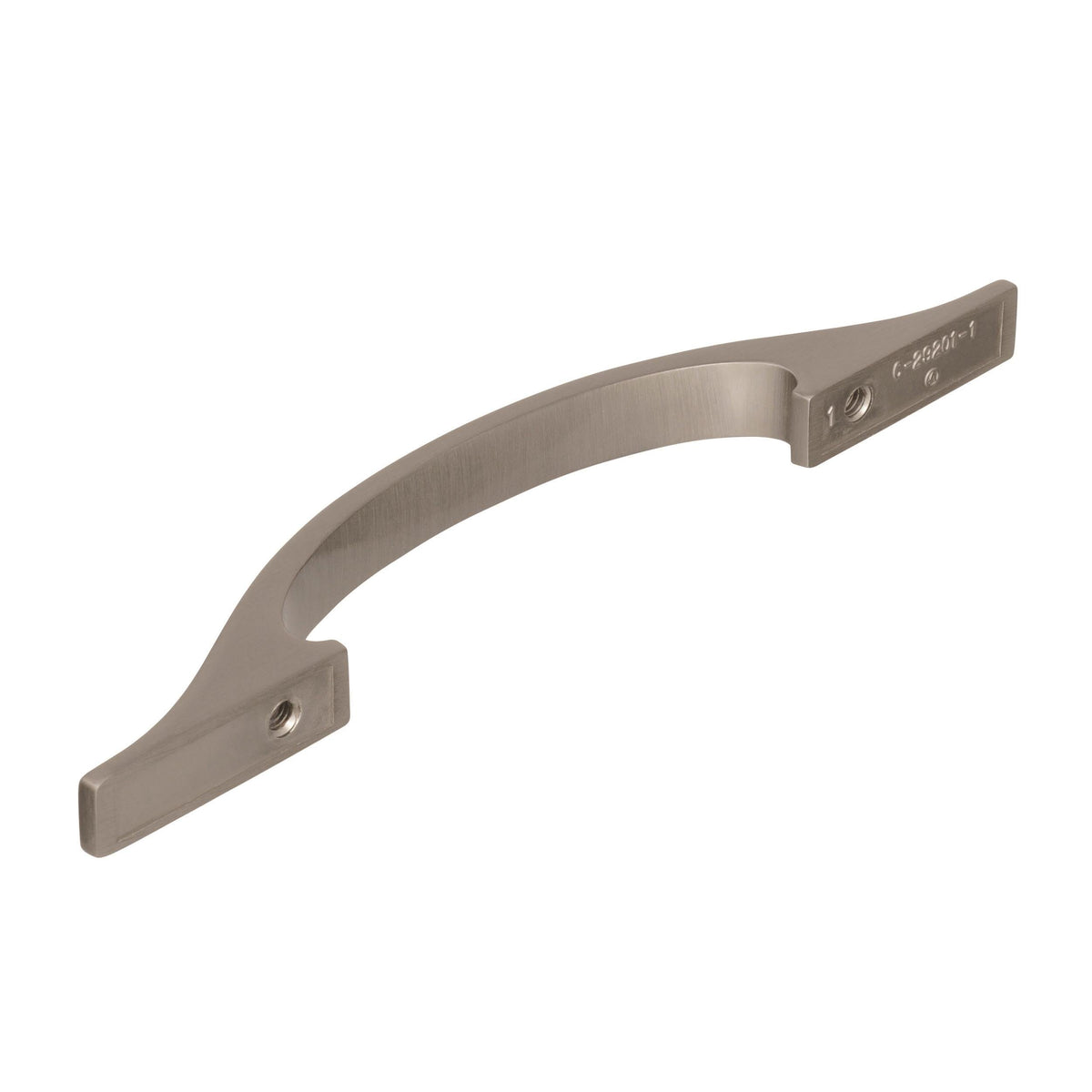 Amerock Cabinet Pull Satin Nickel 3-3/4 inch (96 mm) Center to Center Conrad 1 Pack Drawer Pull Drawer Handle Cabinet Hardware