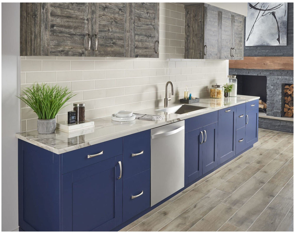 Jeffrey Alexander 595-96BNBDL 96 mm Center-to-Center Brushed Pewter Pyramid Cairo Cabinet Pull