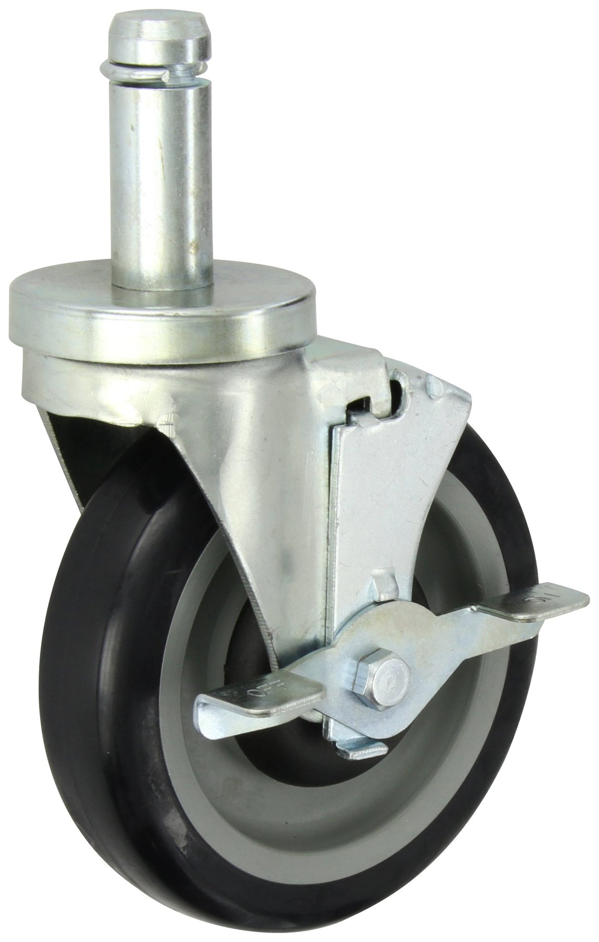 John Boos CASWS05-4 4-Piece Locking Casters Set with Bumpers