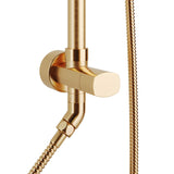 PULSE ShowerSpas 1011-BG-1.8GPM Brushed-Gold Kauai III Shower System, 1.8 Gallon Per Minute