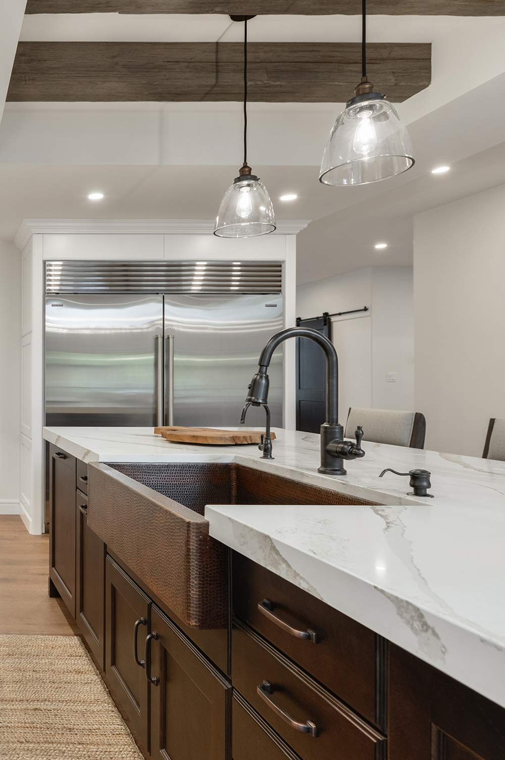 Premier Copper Products PCP-701ORB Solid Brass Soap and Lotion Dispenser, Oil Rubbed Bronze