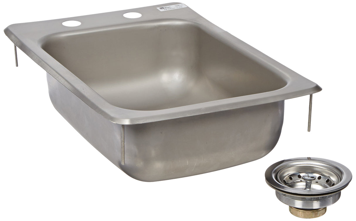John Boos PB-DISINK101405 Deck Mount Pro-Bowl Drop-in Hand Sink, 14" Length x 10" Width 5" Depth