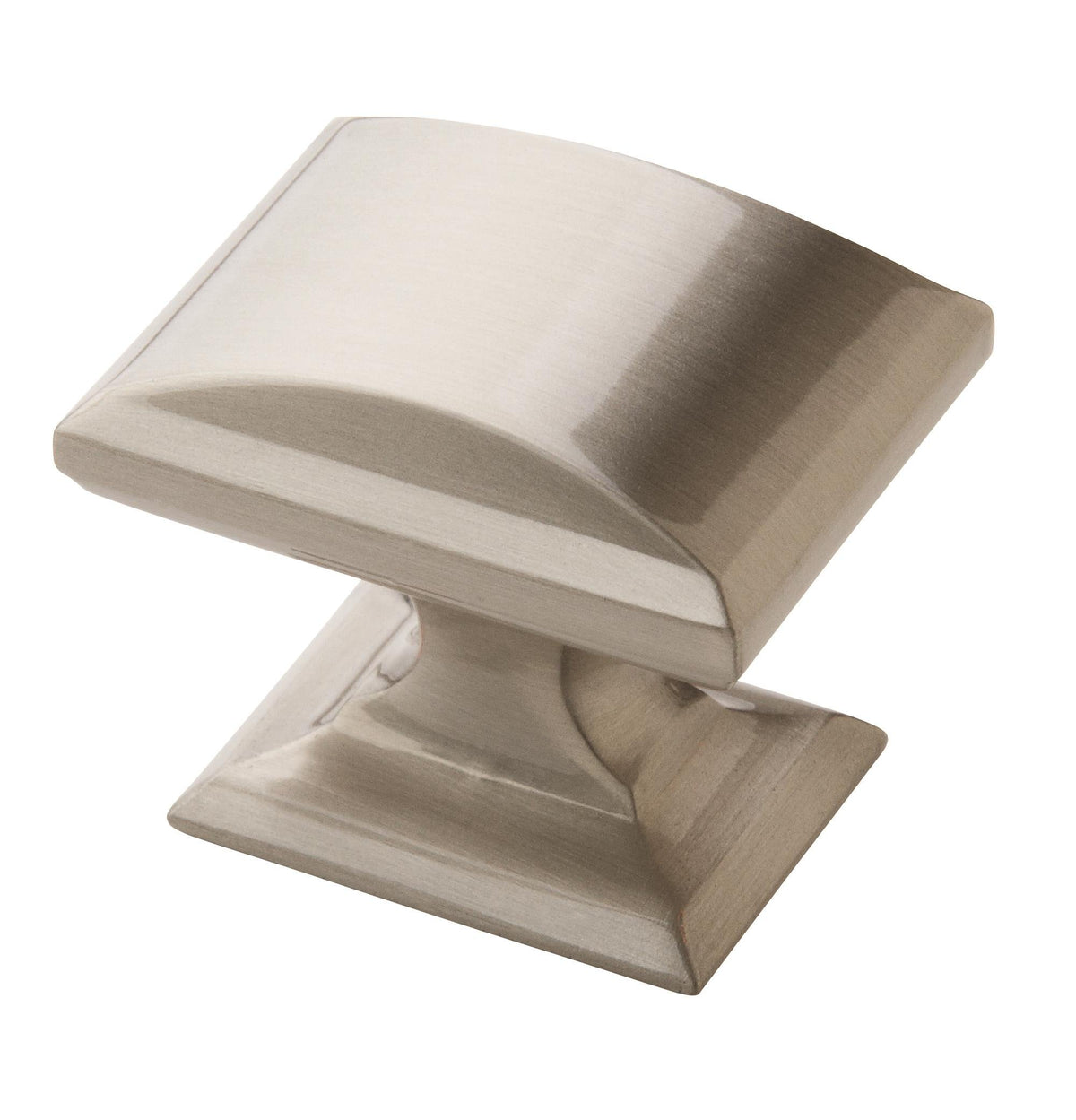 Amerock Cabinet Knob Satin Nickel 1-1/4 inch (32 mm) Length Candler 1 Pack Drawer Knob Cabinet Hardware