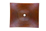 Thompson Traders NSP-BC Thompson Traders NSP 18" Drop In/Vessel Nirvana Rectangular Double Wall Handcrafted Copper Sink from the Legacy Collection