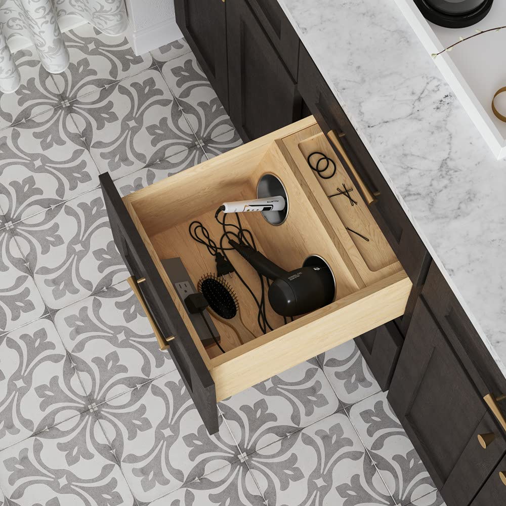 Hardware Resources PVGD15-SC 15" Powered Vanity Drawer