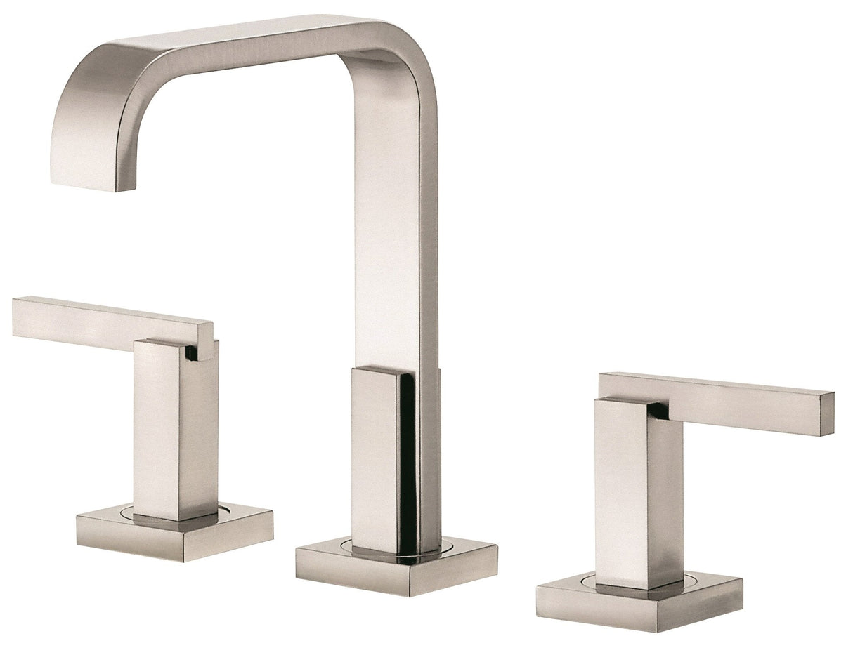 Gerber D304644BN Brushed Nickel Sirius Two Handle Widespread Lavatory Faucet