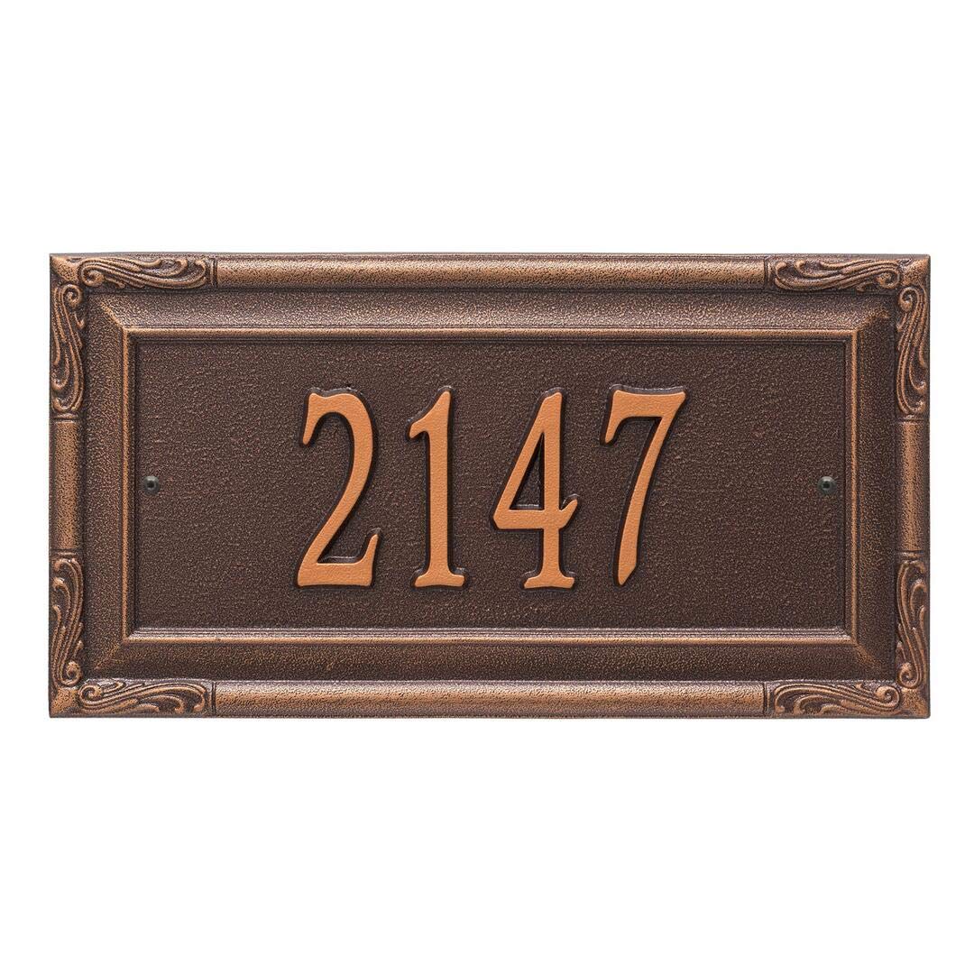 Whitehall 3286AC - Personalized Gardengate Plaque - Grande - Wall - 1 line