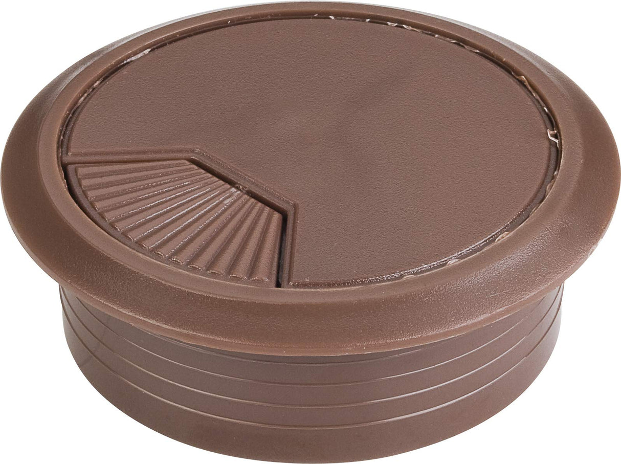 Hardware Resources 68000BR Brown 3 Piece Spring Grommet for 60 mm Diameter Hole