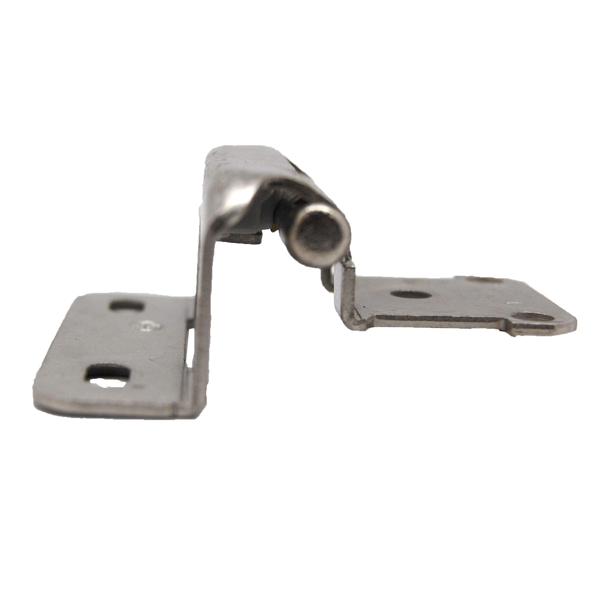 Amerock Cabinet Hinge 1/2 inch (13 mm) Overlay Hinge Satin Nickel 2 Pack Self-Closing Hinge Partial Wrap Hinge Cabinet Door Hinge