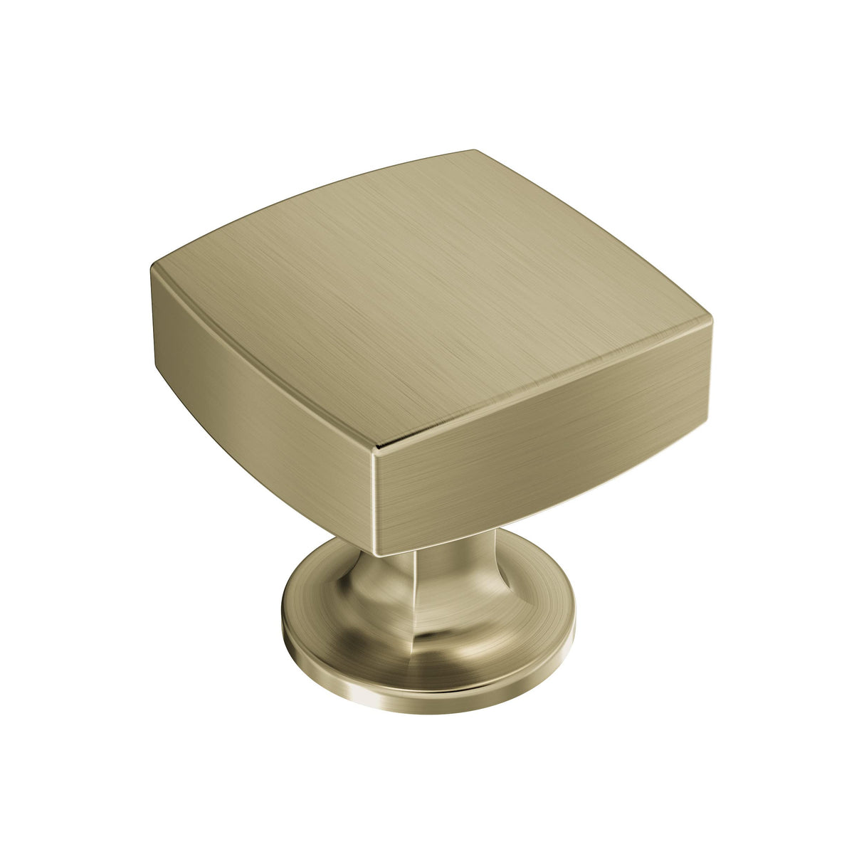 Amerock BP37101BBZ Kitchen Cabinet Knob Golden Champagne Everett 1-1/4 in (32 mm) Length Cabinet Hardware Square Furniture Knob Dresser Drawer Knob Bathroom Cabinet Door Knob