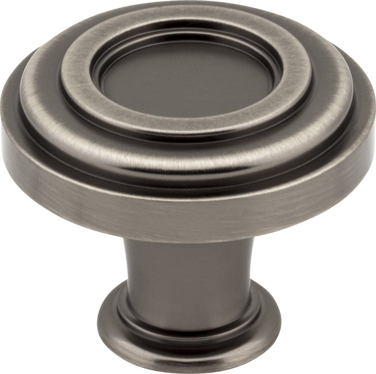 Jeffrey Alexander 317BNBDL 1-3/8" Diameter Brushed Pewter Ring Lafayette Cabinet Knob