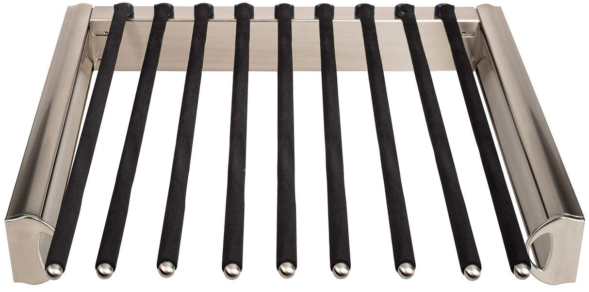 Hardware Resources PPR-1814-SN Satin Nickel 18" Wide Pant Rack