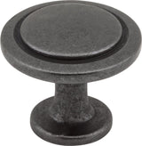 Elements 3960-SN 1-1/4" Diameter Satin Nickel Round Button Gatsby Cabinet Knob