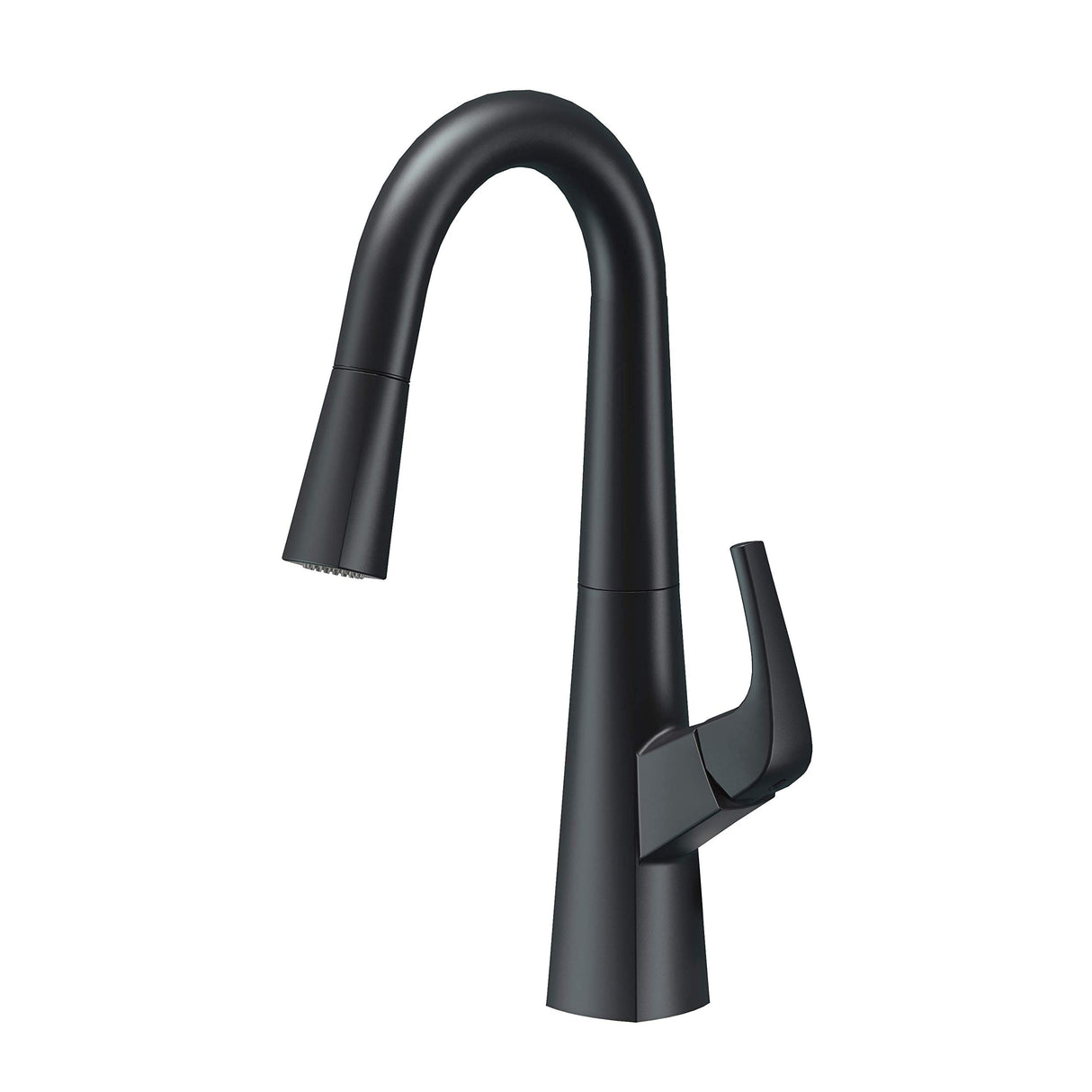 Gerber D150518BS Satin Black Vaughn Single Handle Pull-down Prep Faucet