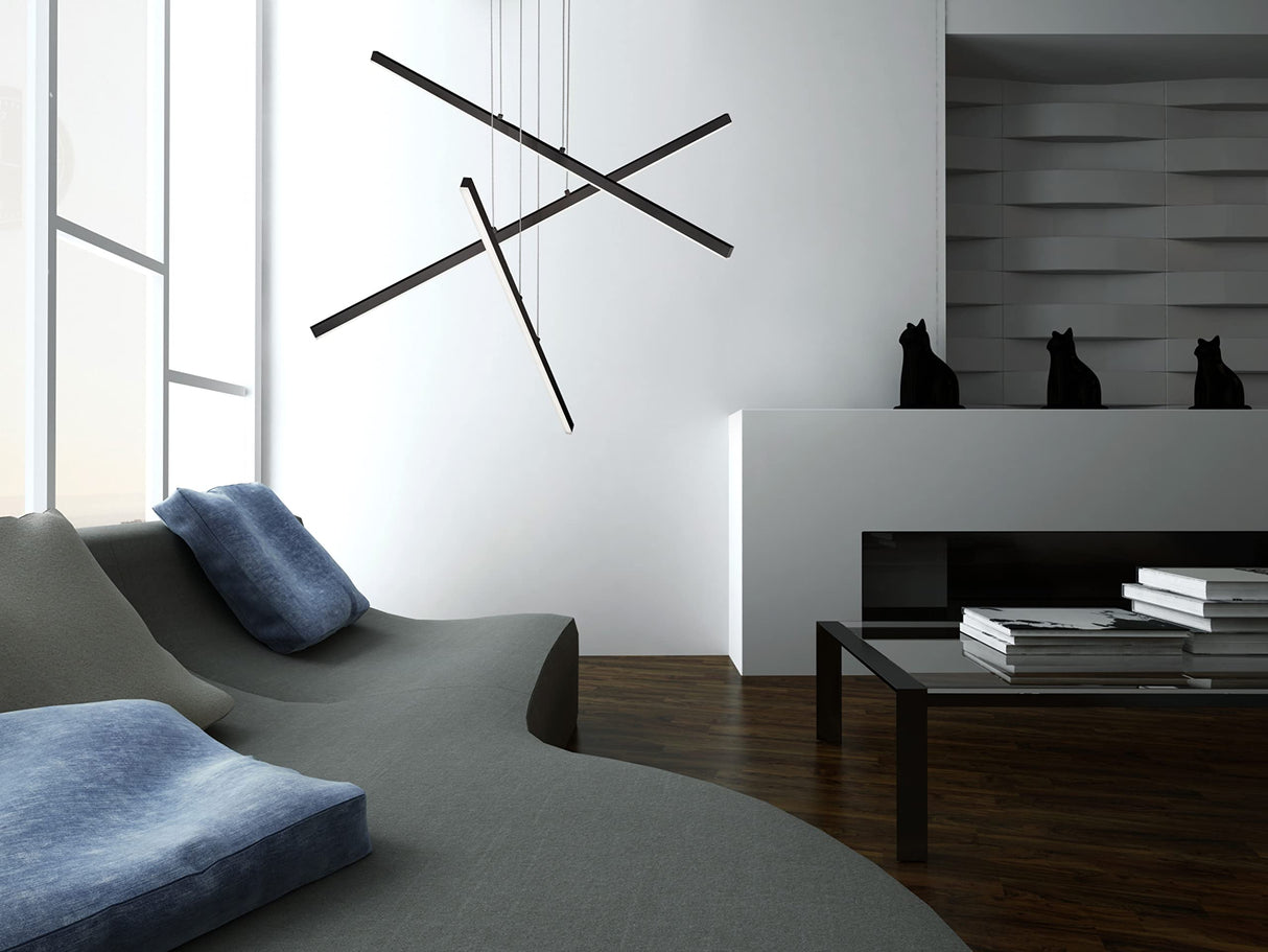 Kuzco MP10303-BN VEGA 3 Head MP Brushed Nickel 120V ELV LED 3000K 90CRI 95W