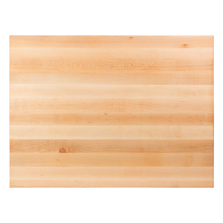 John Boos R02 Large Maple Wood Cutting Board for Kitchen Prep, Rectangular Charcuterie, 24" x 18" 1.5" 1.5 Inch Thick, Edge Grain, Reversible Block 24X18X1.5 MPL-EDGE GR-REV-