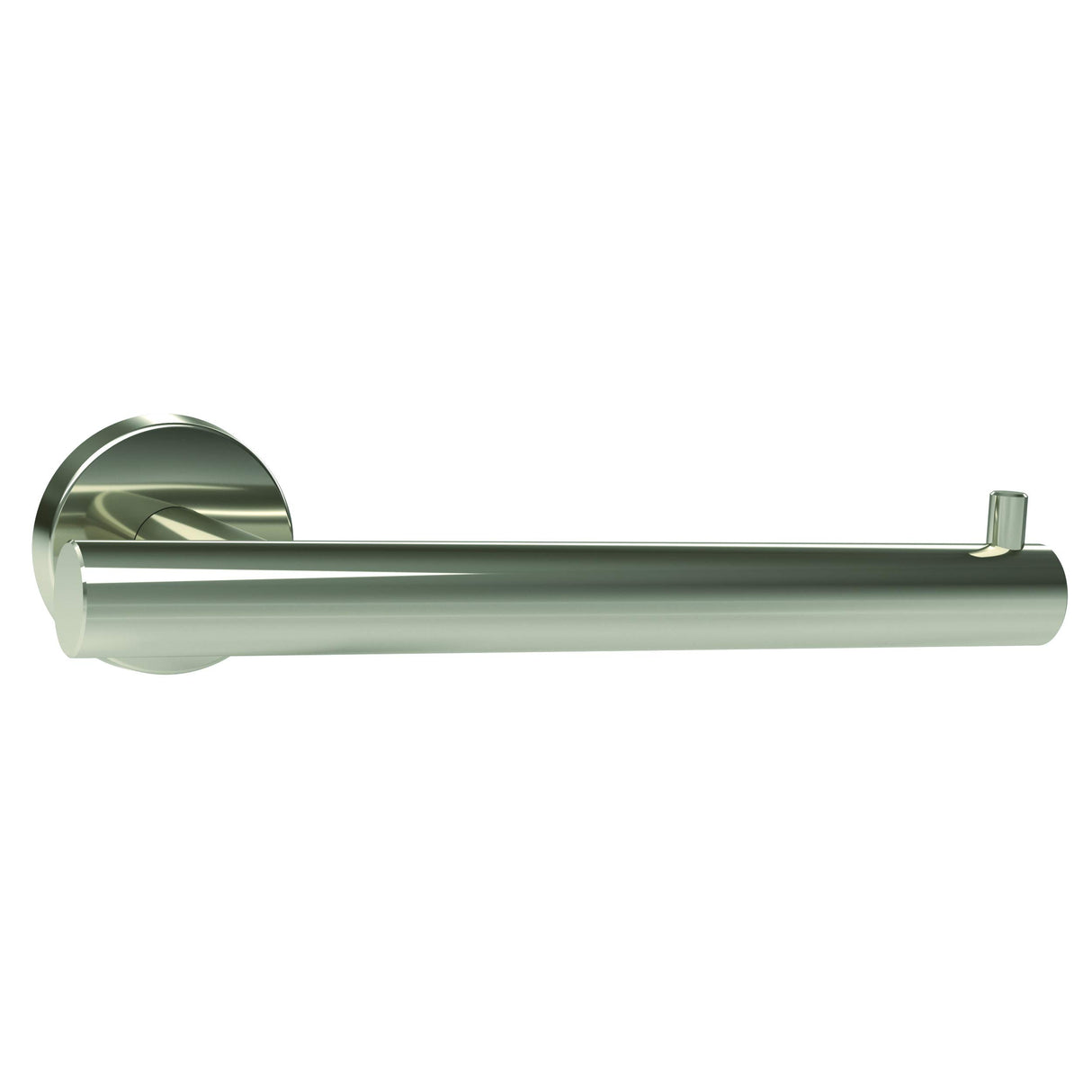 Amerock BH26540PSS Polished Stainless Steel Single Post Toilet Paper Holder 7-1/4 in. (184 mm) Length Toilet Tissue Holder Arrondi Bath Tissue Holder Bathroom Hardware Bath Accessories