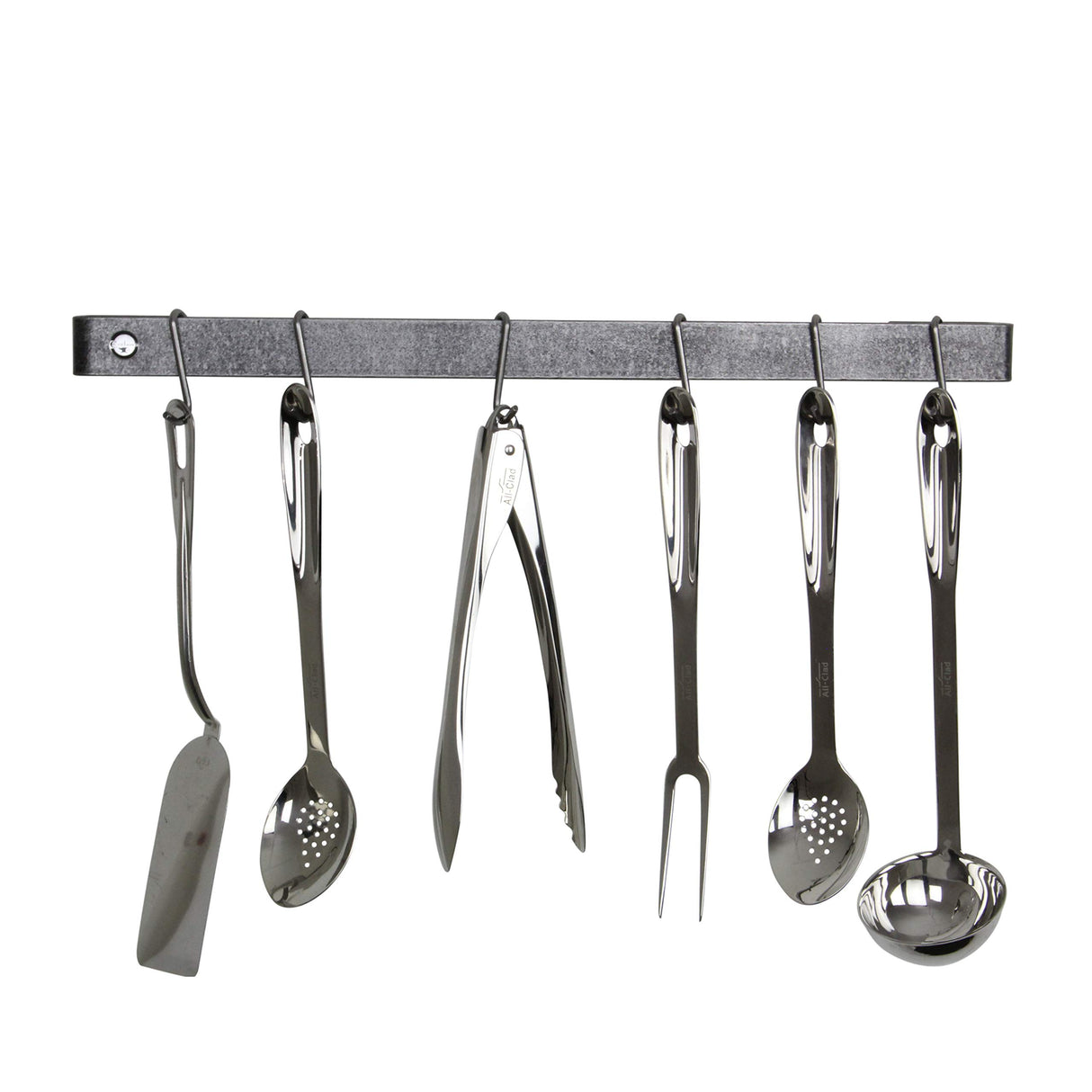 Enclume WR1 CH 24" Classic Wall Rack Utensil Bar w/ 6 Hooks CH