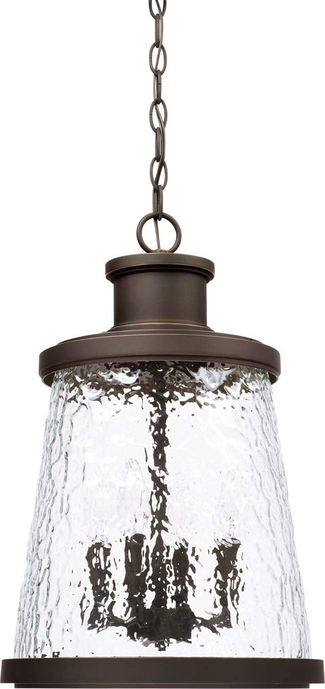 Capital Lighting 926542OZ Tory 4 Light Outdoor Hanging Lantern Oiled Bronze