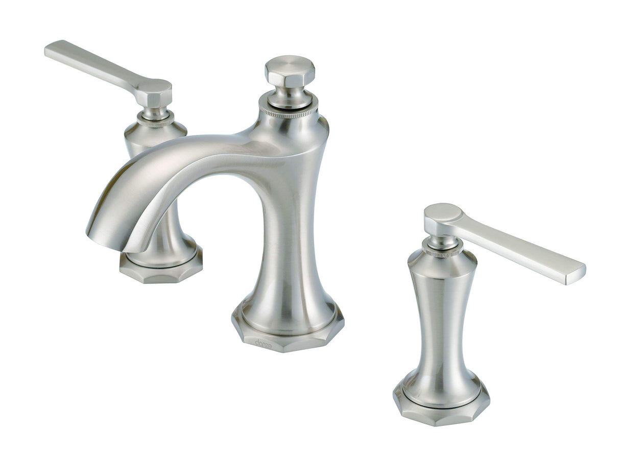 Gerber D304128BN Brushed Nickel Draper Two Handle Widespread Lavatory Faucet
