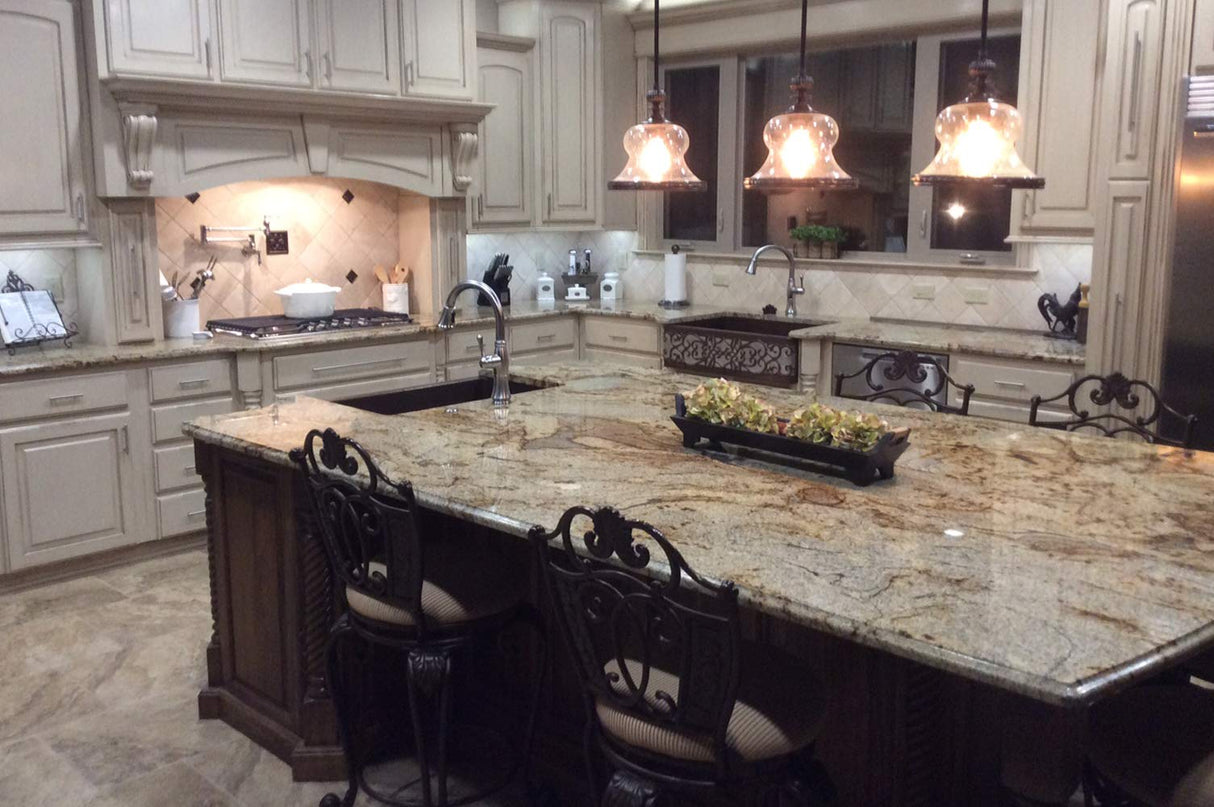 Premier Copper Products 33-Inch Hammered Copper Apron Front Single Basin Kitchen Sink w/ Scroll Design and Nickel Background