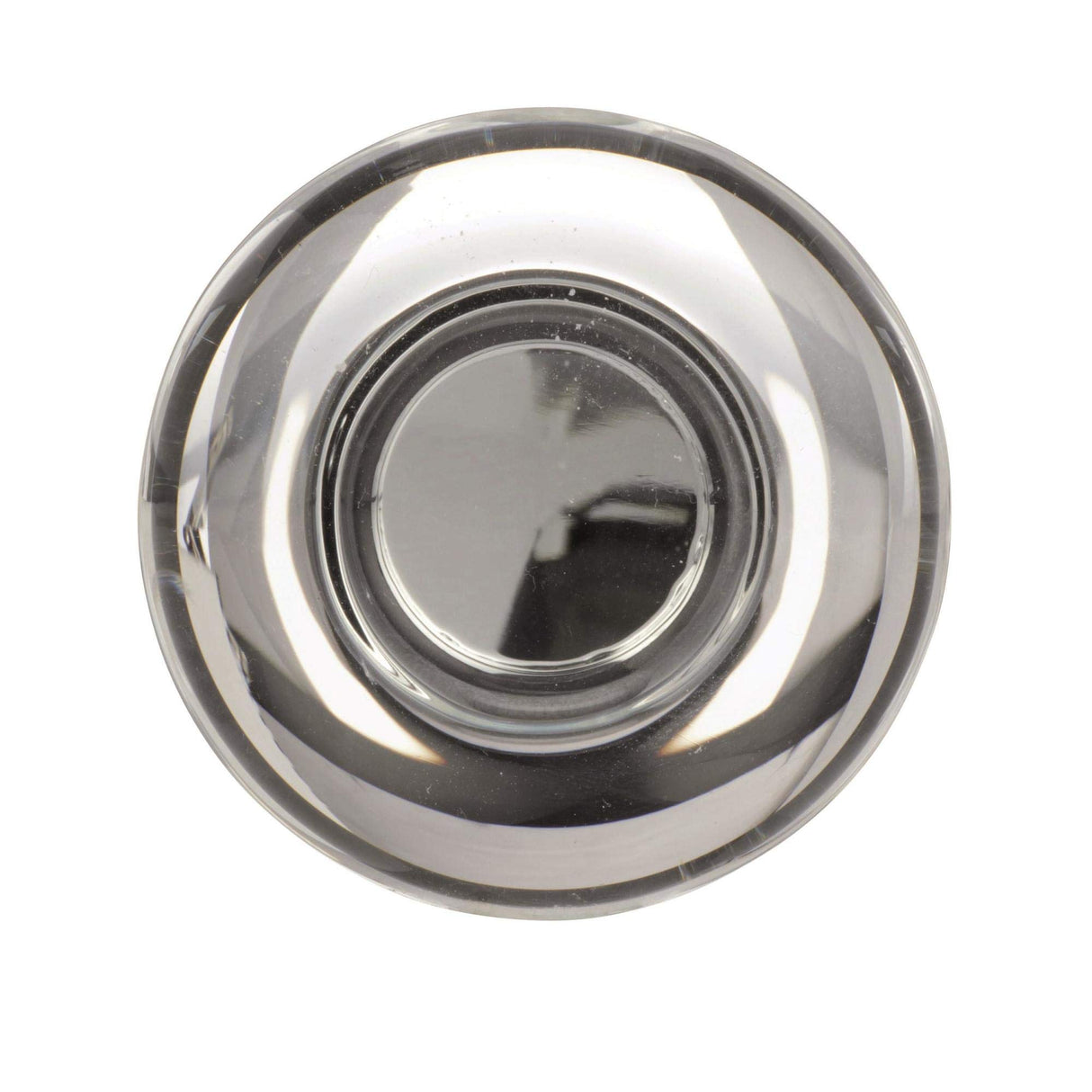 Amerock Cabinet Knob Clear/Golden Champagne 1-3/4 inch (44 mm) Diameter Glacio 1 Pack Drawer Knob Cabinet Hardware
