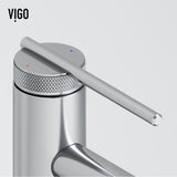 VIGO VGT2054 13.88" L -21.25" W -4.75" H Matte Stone Magnolia Composite Rectangular Vessel Bathroom Sink in White with Sterling Faucet and Pop-Up Drain in Chrome