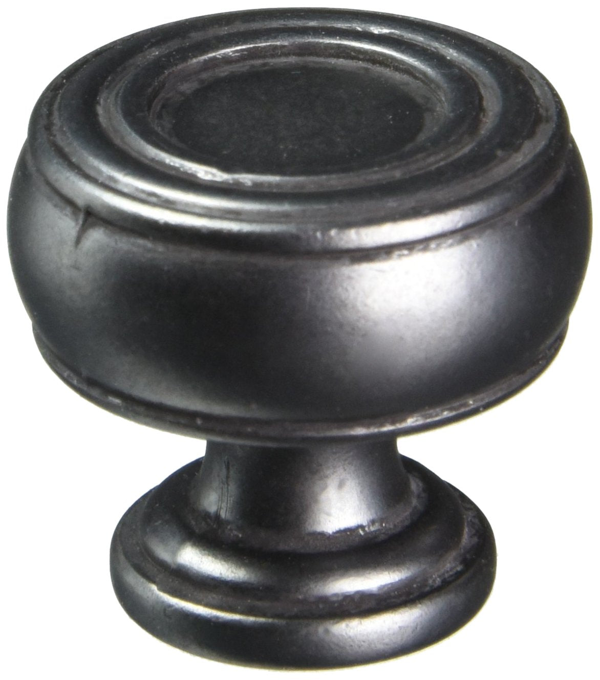Jeffrey Alexander 127DACM 1-3/16" Diameter Gun Metal Barrel Bremen 2 Cabinet Knob