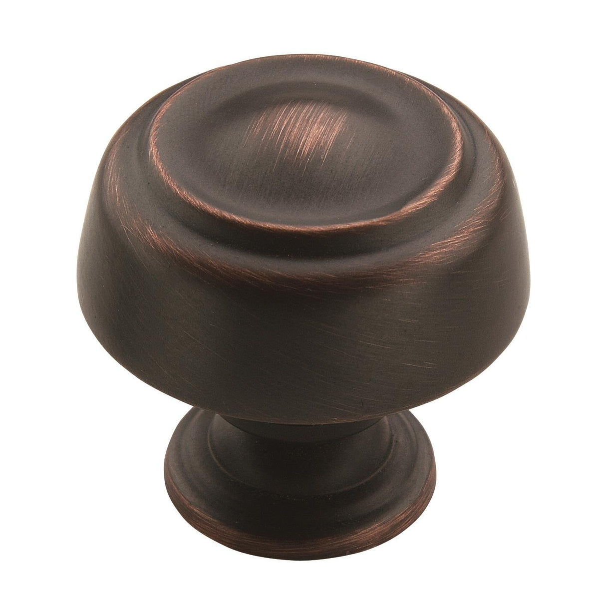 Amerock Cabinet Knob Oil Rubbed Bronze 1-5/8 inch (41 mm) Diameter Kane 1 Pack Drawer Knob Cabinet Hardware