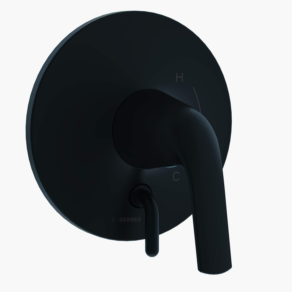 Gerber D500434BSTC Satin Black Lemora Valve-only Trim Kit, Diverter On Valve