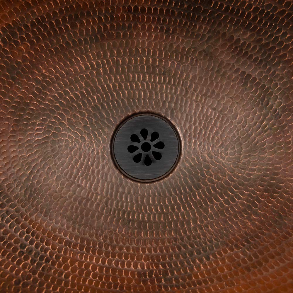 Premier Copper Products D-207ORB 1.5-Inch Non-Overflow Grid Bathroom Sink Drain, Oil Rubbed Bronze