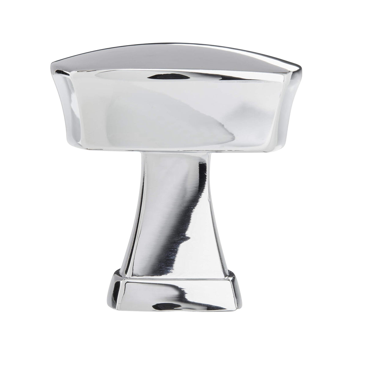 Amerock Cabinet Knob Polished Chrome 1-1/4 inch (32 mm) Length Stature 1 Pack Drawer Knob Cabinet Hardware