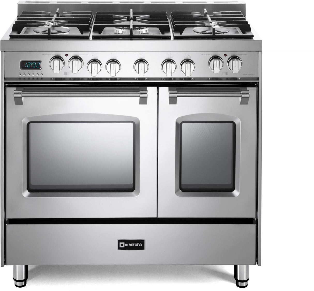 Verona VPFSGE365DSS Prestige 36" Dual Fuel Double Oven Range - Stainless Steel