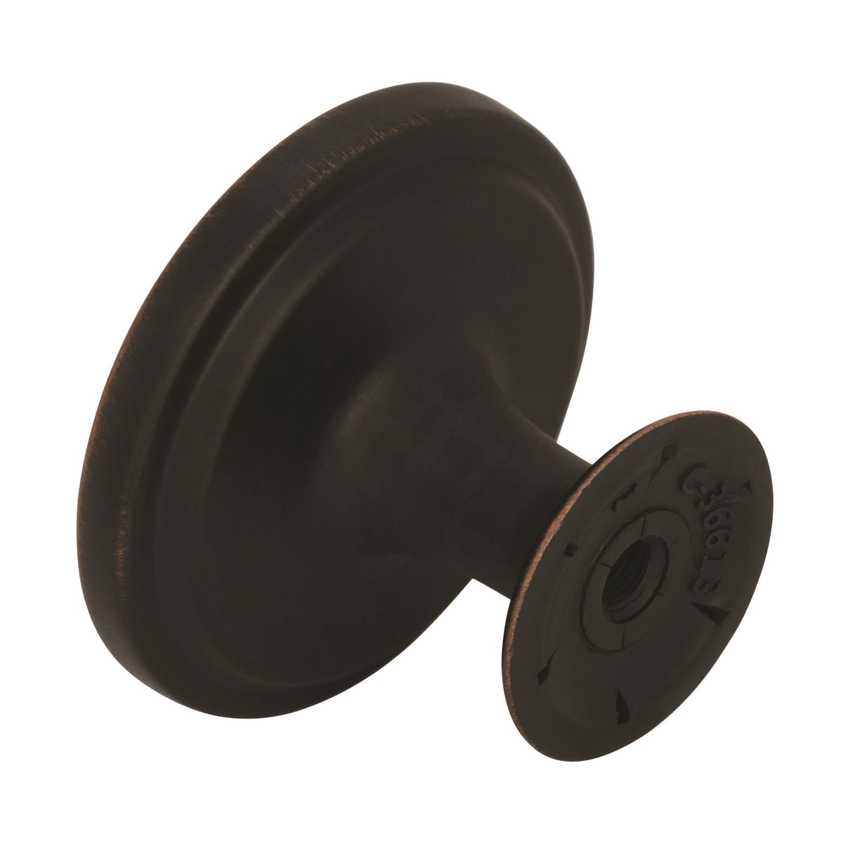 Amerock Cabinet Knob Oil Rubbed Bronze 1-3/8 inch (35 mm) Diameter Crawford 1 Pack Drawer Knob Cabinet Hardware