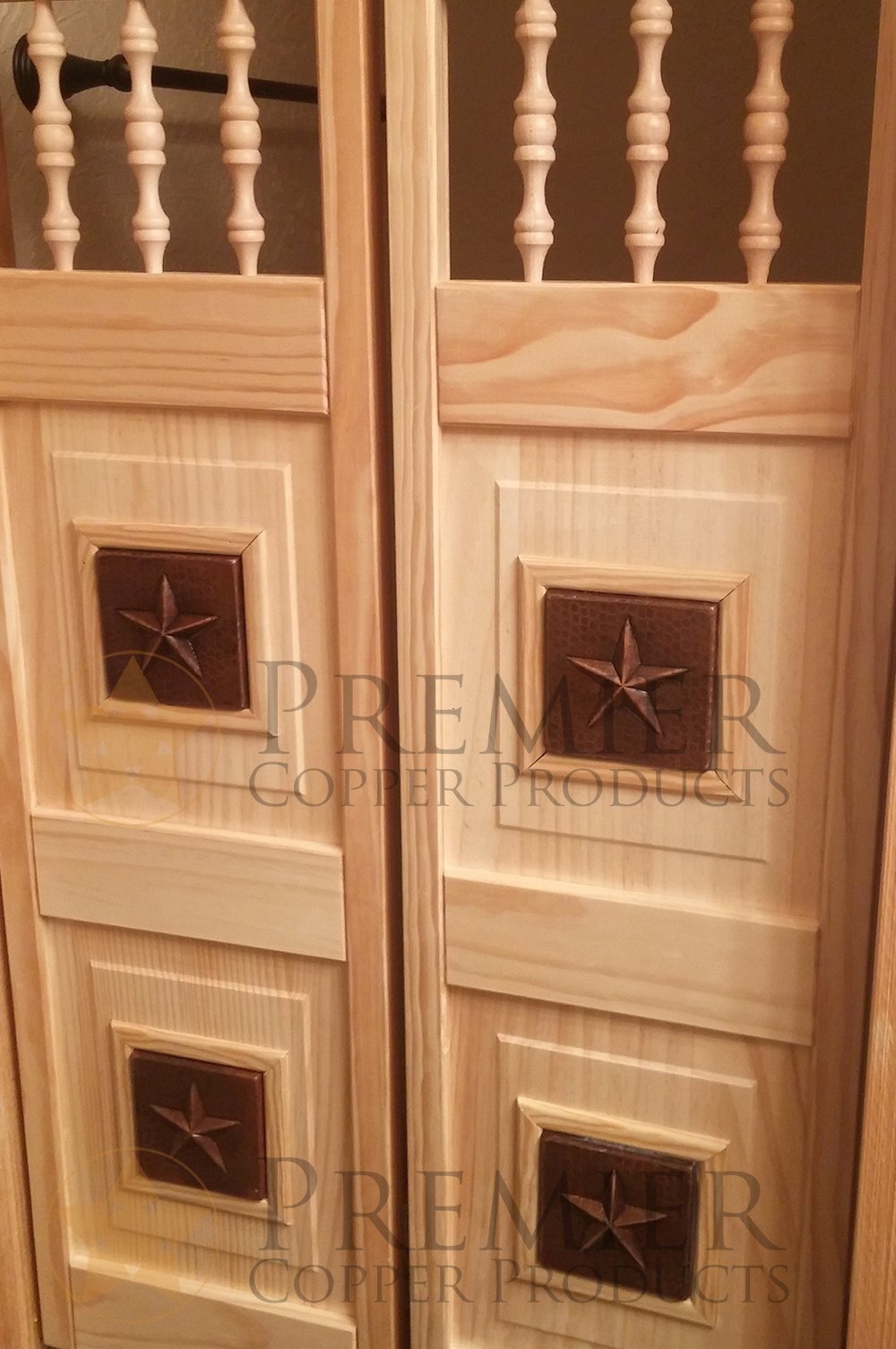 Premier Copper Products T4DBS 4-Inch by 4-Inch Copper Star Tile, Oil Rubbed Bronze